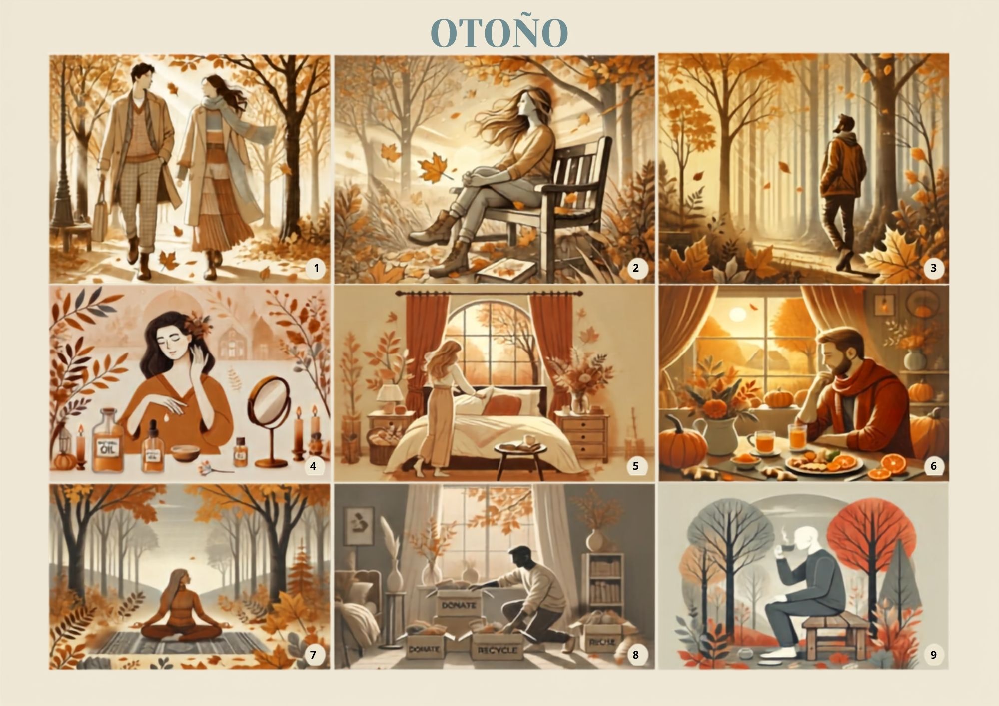 Consejos estilo de vida para sintonizarse con la energía del otoño