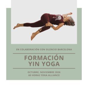Formación presencial de Yin Yoga en Barcelona, 2026.