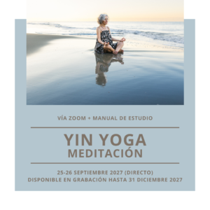 Curso online de Yin Yoga y Meditación con certificación YACEP